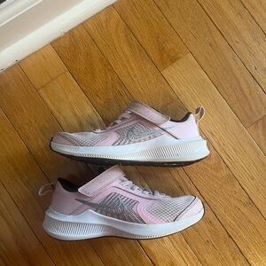 Nike Light Pink and Gray Athletic Shoes